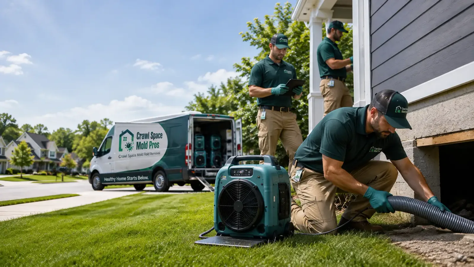 Crawl Space Mold Removal in Union, NH